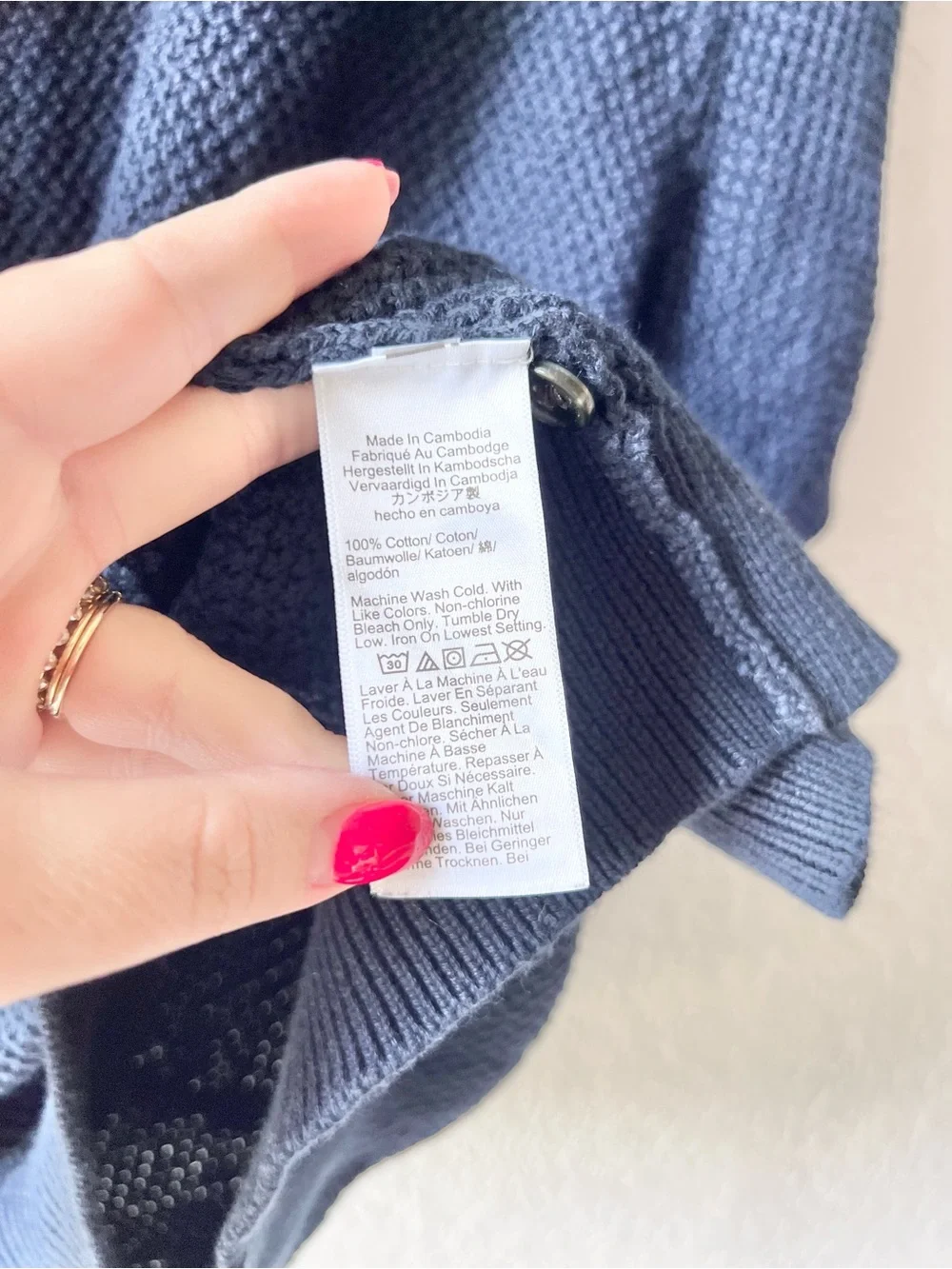 J. Crew Navy Knit Textured Sweater Polo Sz XL